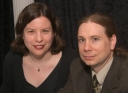 A picture of Kate and Jeff at the Pillars Campaign Celebration, 06/09/2005